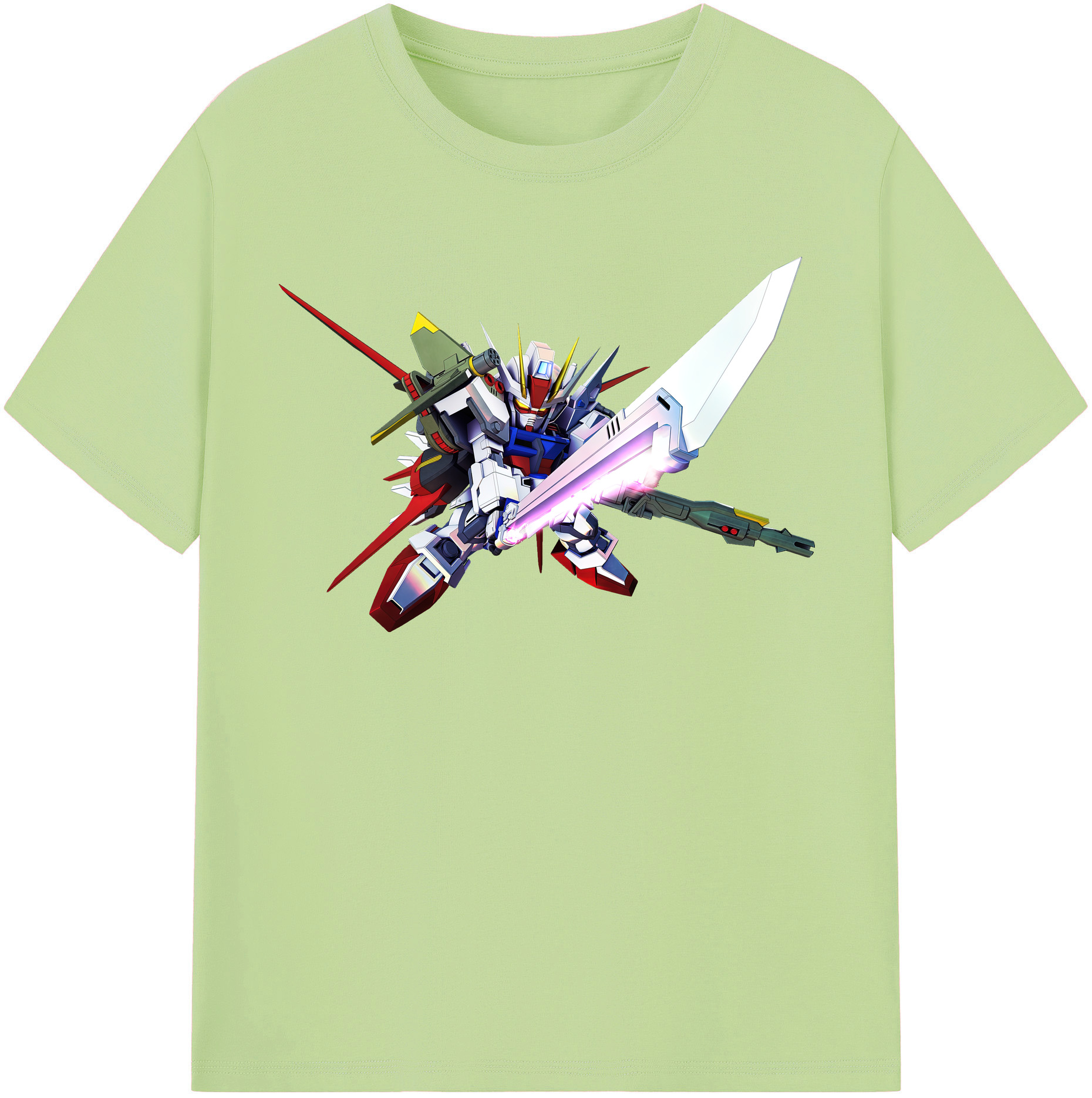 （画像用） 機動戦士ガンダム Mobile Suit Gundam 綿100％半袖Tシャツ（フロントプリント）